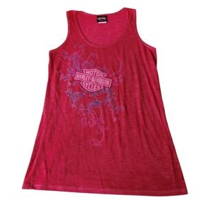 Pink Harley Davidson Woodstock graphic Pink tank top size MED Barnett El Paso TX